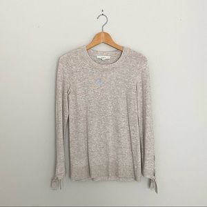Ann Taylor Loft Tie Sleeve Sweater